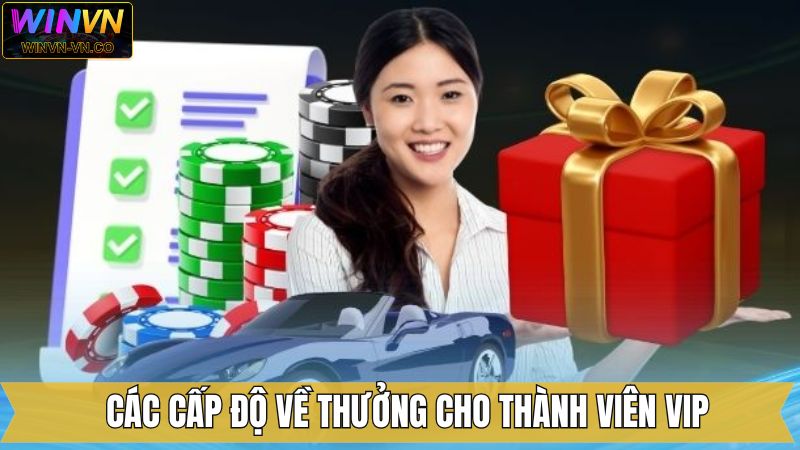 Thưởng Cho Thành Viên VIP – Đặc Quyền Đỉnh Cao Từ Winvn 3 Nắm rõ các cấp độ thưởng dành cho thành viên VIP