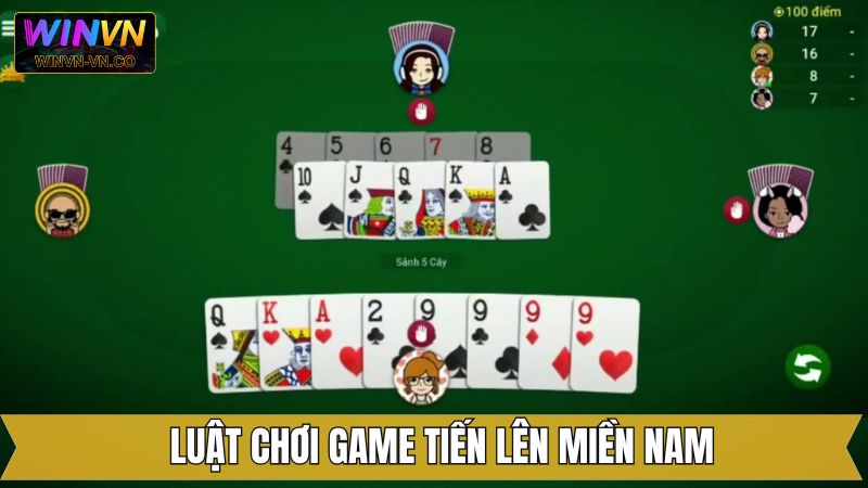 Luật lệ cơ bản của tiến lên miền Nam tại Winvn